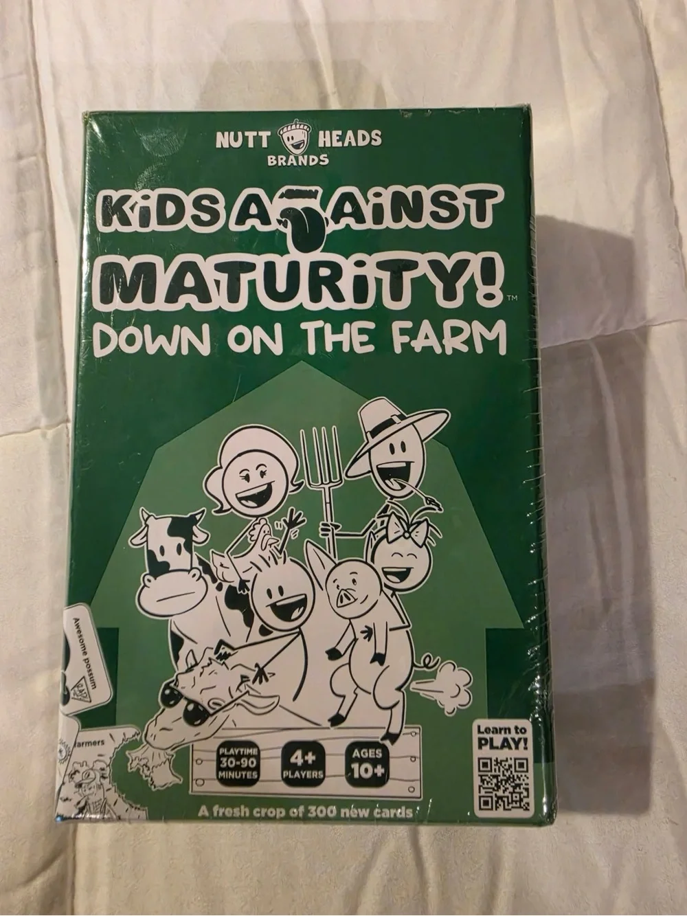 Nutt Heads Kids Against Maturity! Down On The Farm Edition NEW in sealed box